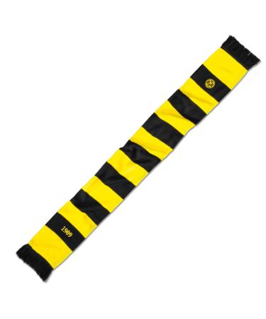 Borussia Dortmund BVB scarf block stripes in black and yellow - Buy Online on GoSupps.com