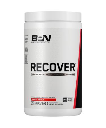 BARE PERFORMANCE NUTRITION BPN Recover Post Workout Enhanced Muscle Recovery Drink Mix Essential Amino Acids with Amino9 CherryPURE Tart Cherry & Carnitine 25 Servings Fruit Punch