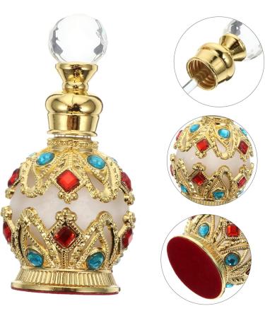 Didiseaon Essential Oil Bottle Make up Fancy Travel Alloy 8.3x3.5cm Golden - Buy Online on GoSupps.com