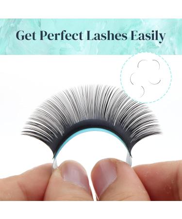 Lash Extension Volume Eyelashes 0.18 CC | 15-20mm Individual Classic Lashes - Soft Matte Black for Professional Salon Use - Buy Online on GoSupps.com