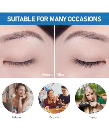 DRESSOOS 10 Pairs Fake Eyelashes Professional Eyelashes Bulk Fluffy False Eyelashes Women Eyelashes Makeup Eyelashes False Lashes Wispy Fake Lashes Miss High-grade Fiber Nude Makeup Plant - Buy Online on GoSupps.com