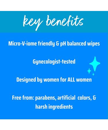 Queen V pHun Wipes - pH Balanced Feminine Hygiene Wet Wipes, Gynecologist Tested - 30 Count Resealable Pack for Freshness On the Go - Buy Online on GoSupps.com