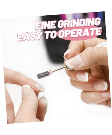 POPETPOP Photocard Keychain Gel Polish Bit Remove Nails File Bit Manicure Drill Bits for Nail Cuticle Manicure Drill Bits Nail Grinding Head Water Dipper Key Chain Tungsten Steel Clean - Buy Online on GoSupps.com