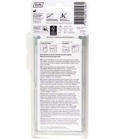 Tepe Angle Interdental Brush Blue ISO Size 3 (0.6 mm) - Pack of 5 | Optimal Cleaning for Hard-to-Reach Areas - Buy Online on GoSupps.com