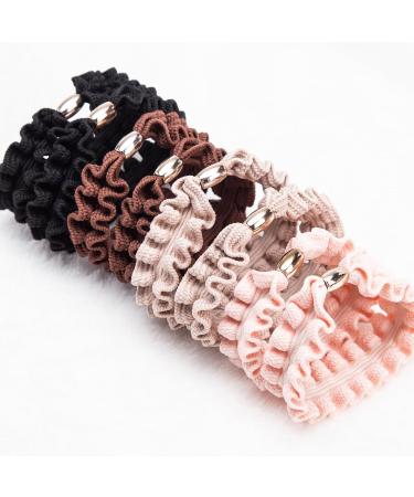 Guyi Gygyl Hair Ties for Women & Girls - 8 Elastic Ponytail Holders for Thick Hair No Damage & No Wrinkles - Style 2 - Buy Online on GoSupps.com