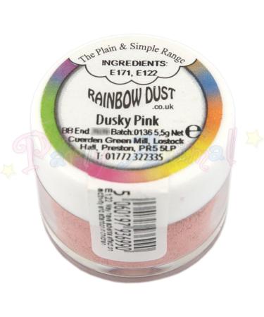 Rainbow Dust - Plain & Simple - Dusky Pink - Edible Food Colour Powder for Cake Decoration - Buy Online on GoSupps.com