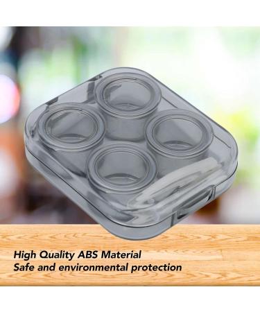 Durable Waterproof Contact Lens Container Set - Portable Transparent Storage for Women & Girls (Brown) - Buy Online on GoSupps.com