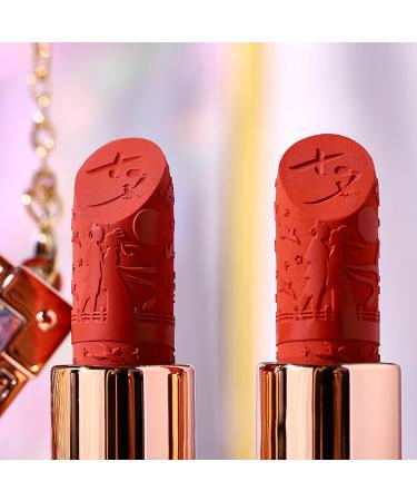 Satin Matte Waterproof Lipstick Set | Erinde 3Pcs Laser Lipstick | Long Lasting & Moisturizing | Valentine's Day Gift - Buy Online on GoSupps.com