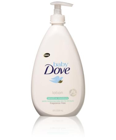 Baby Dove Sensitive Moisture Face and Body Lotion 20 Fl Oz (Pack of 4)