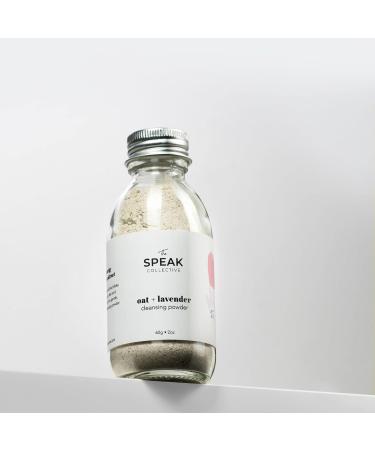 Speak Collective Natural Face Cleanser Powder for Sensitive Skin | 3-in-1 Cleansing Exfoliating & Mask | Gentle Daily Use Facial Wash (2 oz) - Buy Internationally - Buy Online on GoSupps.com