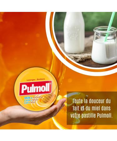 Pulmoll | Pastilles Pulmoll | Depuis 1946 (Lait Miel) - Buy Online on GoSupps.com