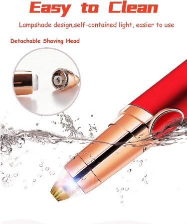 Electric Eyebrow Razor - Rechargeable Hair Remover Trimmer for Women & Men | Painless Facial Hair Removal for Lips & Nose - Buy Online on GoSupps.com