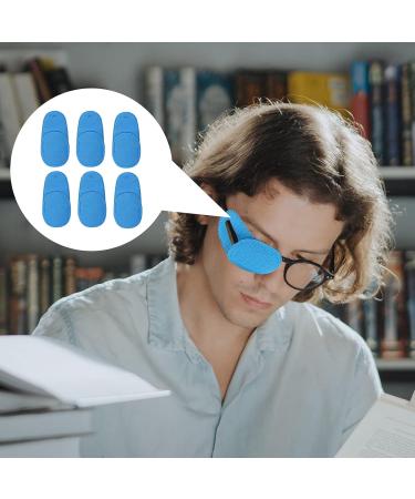 LUTER 6 Pi ces Cache Oeil pour Lunettes R utilisable Cache Oeil pour Couvrir l'Oeil Gauche Droit Am liorer la Vision pour Enfants et Adultes Oeil Paresseux Amblyopie Strabisme (Bleu M dium) - Buy Online on GoSupps.com