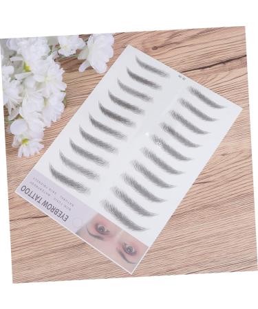 Beavorty Eyebrow Transfer Stickers 2pcs 3d Eyebrow Stickers Ladies Suits 3d Stickers Lady Tools Imitation Stencil Man - Buy Online on GoSupps.com