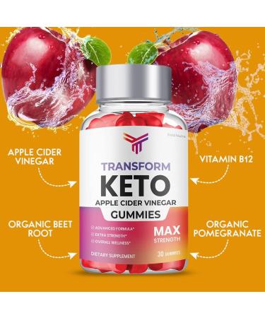 Transform Keto ACV Gummies - Max Strength for Advanced Weight Management (2 Bottles) - Buy Online on GoSupps.com