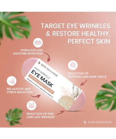Anti-Wrinkle Eye Mask Set - Stylish Storage Tin for Revitalization & Rejuvenation | International Shipping Available - Buy Online on GoSupps.com