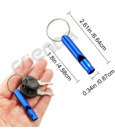 35-Piece Aluminum Emergency Whistle Keychain Set for Camping, Hiking, Hunting - Loud Sound, Cute Colors - Survival Gear - Buy Online on GoSupps.com