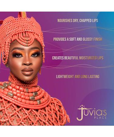 Juvia's Place The Nubian Nourishing Lip Balm | Peppermint Moisturizing Lip Chap Long-Lasting Hydration with Baobab Manketti Sunflower and Jojoba Oils Vegan & Cruelty-Free - 0.6oz - Buy Online on GoSupps.com