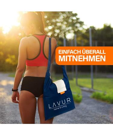 Lavur Home & Living Akupressurmatte - Soothing Relaxation for Body & Mind | Acupuncture Relief for Tension & Pain | Complete Set with Pillow & Bag | Blue - Shop Now! - Buy Online on GoSupps.com