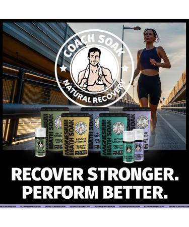 Coach Soak Magnesium Cream with MSM in Pump Bottle - Natural Recovery Cream with Magnesium Chloride & Menthol - Fast-Absorbing for Muscles & Joints Lavender 3.4oz Lavender 3.4 Fl Oz (Pack of 1) - Buy Online on GoSupps.com