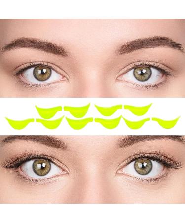 Bamyli 5 Pairs Lash Lift Shields Silicone Eyelash Perming Curler Eyelash Perm Silicone Pads Silicone Lash Lift Pads 5 Sizes XS/S/M/L/XL Reusable DIY Lashes Lifting Shield Rods Pads (Green) Fluorescent Green - Buy Online on GoSupps.com