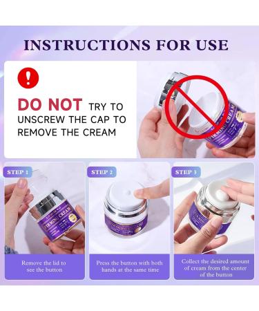 Retinol Neck & Face Wrinkle Cream for Women, Neck Cream for Tightening and Firming, Anti Aging Skin Care with Collagen & Hyaluronic Acid, Instant Face Lift Cream 1.7 Fl Oz 1.7 Fl Oz (Pack of 1) - Buy Online on GoSupps.com