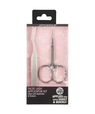JAPONESQUE False Eyelash Applicator Kit | Stainless Steel Scissors & Tweezers for Easy Application | Perfect for Strip & Cluster Lashes | International Shipping Available - Buy Online on GoSupps.com