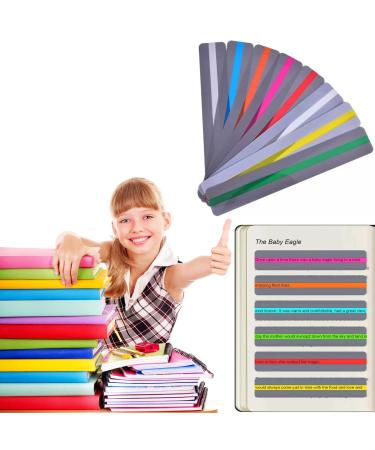 Dyslexie reading band reading edge for dyslexia reading edge for high gloss colored dynamic reading band reading instructions (possibly not in German) colorful