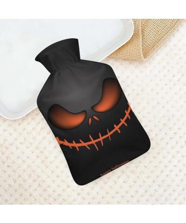 Pumpkin Hot Water Bottle with Plush Cover - Cozy Hand Warmer for Adults & Kids | 26.5x15.3cm - International Shipping Available - Buy Online on GoSupps.com