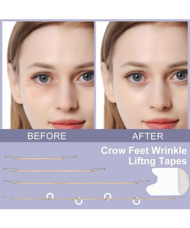 Face Lift Tapes & Wrinkle Eye Patches - Instant Eye Skin Rescue Bands (4 Fixed Ropes, 5 Pairs Replacement Tapes) - Buy Online on GoSupps.com