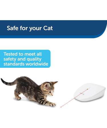 PetSafe Laser Tail Automatic Laser Light Interactive Playtime For Cats Moving Cat Toy White - Buy Online on GoSupps.com