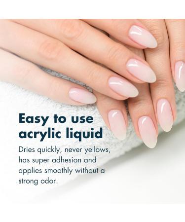 DeEnti Nomma Plus Professional Liquid Monomer - Non-Yellowing EMA Nail Liquid for Acrylic Powder | 4oz Salon Quality Manicure & Pedicure Supplies - Buy Online on GoSupps.com