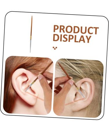 Anneome 1pc Bamboo Handle Straight Mouth Cloud Knife Ear Scraper Perfect for Ear Cleaning and Wax Removal - Buy Online on GoSupps.com