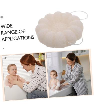 Bath Sponge Mittens Bathing Shower Adorable Bath Scrubber Body Brush Deep Cleaning Brush Bathing Supplies Body Scrubbers Exfoliating Body Scrubber White Fiber minkissy - Buy Online on GoSupps.com