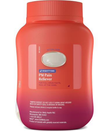Welly Remedies OTC PM Pain Reliever for Nighttime Relief - Acetaminophen Diphenhydramine HCl Formula - Buy Online on GoSupps.com