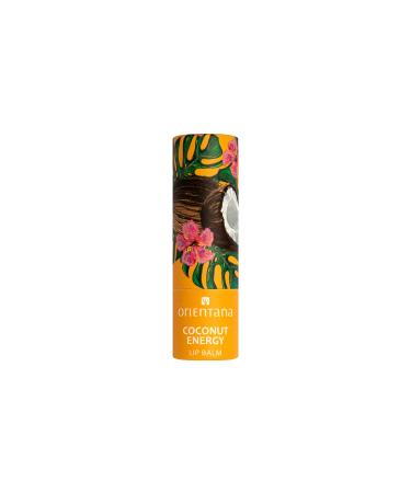 Orientana - lip balm |Coconut energy |98% natural vegan lip care |Shea butter & vitamin E |Organic moisturizer |Intensive dry lips treatment - 4.2 g