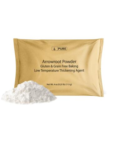 Pure Original Ingredients Arrowroot Powder (4 oz) Corn Starch Alternative, Thickener & Binder, - Buy Online on GoSupps.com