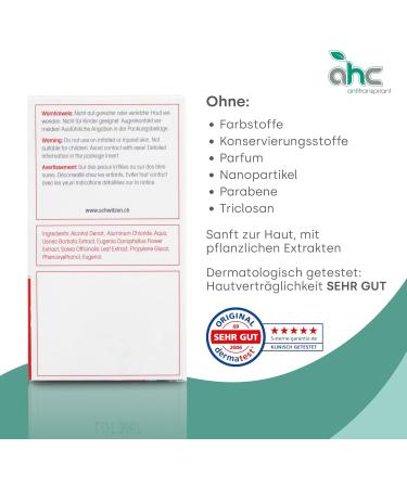  JV Cosmetics AHC FORTE Dropper Bottle 30ml - Antiperspirant Against Hand and Feet Sweating - Herbal Extract Antiperspirant Against Excessive Sweating - Buy Online on GoSupps.com