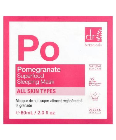 YUAKUOD 60 ml Sleep Mask - Pomegranate Superfood Regenerating | International Shipping Available - Buy Online on GoSupps.com