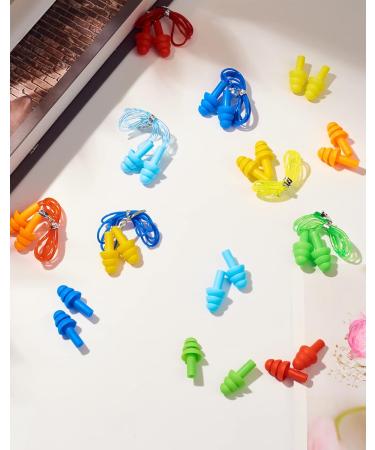 Earrings for Hearing Protection - 14 Pairs Silicone Earplugs SNR 31dB - Waterproof & Reusable for Sleeping & Travel - Colorful Portable Case - Buy Online on GoSupps.com