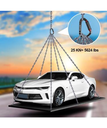 FVW Auto Locking Rock Climbing Carabiner Clips - 25KN (5620 lbs) Heavy Duty D-Shaped Caribeaners for Rappelling, Swing, Rescue & Gym - 3pcs Black - Buy Online on GoSupps.com