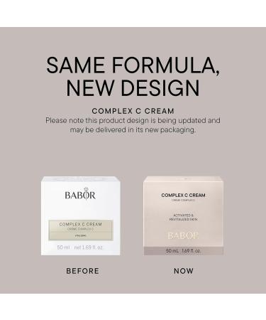 BABOR CLASSICS Complex C Cream Rich facial cream with vitamins for tired weakened skin To strengthen the skins protective barrier 50 ml - Buy Online on GoSupps.com