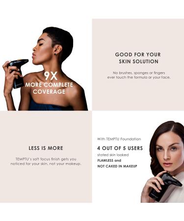 TEMPTU Air Airbrush Starter Kit | Cordless Professional At-Home Makeup | Travel-Friendly Anti-Aging Foundation | Long-Wear & Buildable | 4W Nude Shade - Buy Online on GoSupps.com