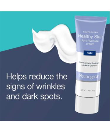 Neutrogena Healthy Skin Anti-Wrinkle Night Cream 1.4 oz - Anti-Aging Moisturizer - Buy Online on GoSupps.com