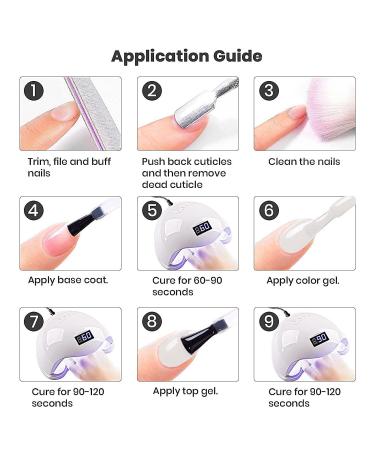 RARJSM Black and White Gel Nail Polish 15ml - Soak Off, UV LED Curing, Salon Quality, 2pcs Set - Buy Online on GoSupps.com