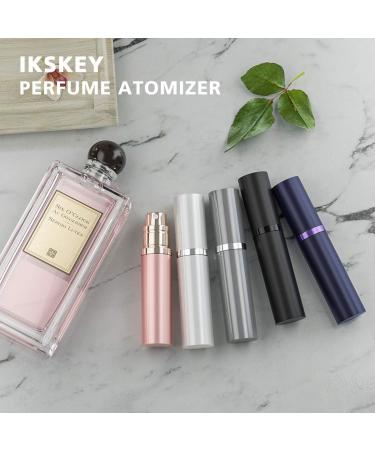 Perfume Atomizer - Refillable Travel Spray Bottle for Women | 5ml Portable Perfume Atomizers in Black - Perfect Travel Essentials & Gifts - Buy Online on GoSupps.com