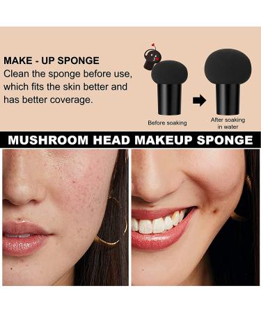 QIUFSSE Air Cushion CC Cream: Mushroom Head Foundation BB Cream for Long-Lasting, Waterproof Makeup - Natural Finish - Buy Online on GoSupps.com