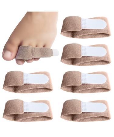 Hod's hammer toe rails - 6 pieces of skin -friendly toe correction bandages - toe correction bandages hammer toe separators finger rail set for correction of hammer toes and fixation slate toes