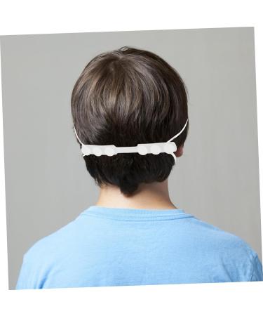 OATIPHO 10pcs Mask Hook Earrings Buckle - Ear Line Hanger Regulators & Protectors - Silica Gel White 14.7X1.9CM - International Shipping Available - Buy Online on GoSupps.com