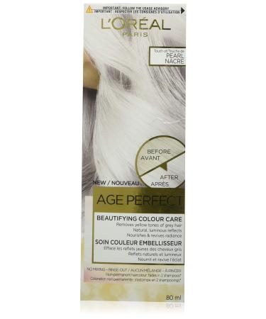 L Or al Paris Age Perfect Beautifying Colour Care Temporary Hair Colour Touch Of Pearl 1 Ea
